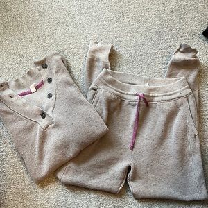 Anthropologie Daily Practice Sweater Set